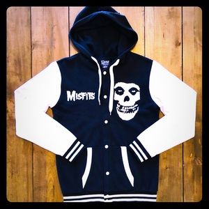 Made by Misfits. Button Up Hoodie